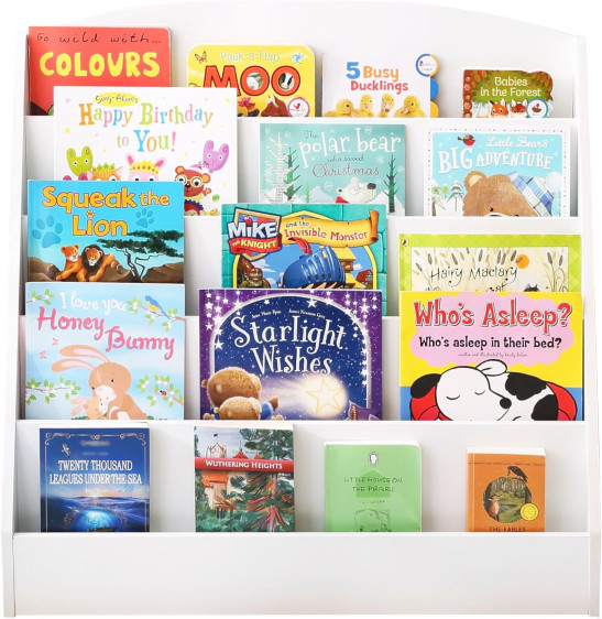رفوف قصص خشبة كبيرة Large Wooden Storybook Shelves