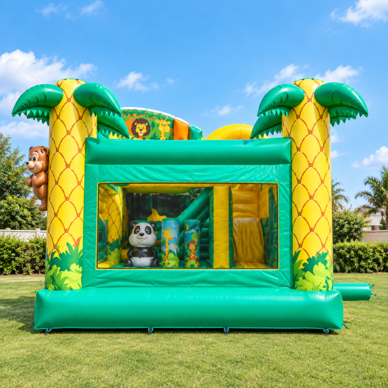 مملكة الحيوانات القابلة للنفخ للقفز Inflatable jumping animal kingdom