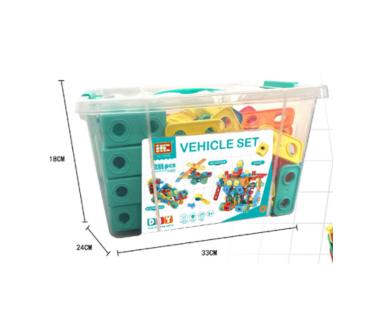 مجموعة مكعبات تركيب مركبات – 211 قطعة