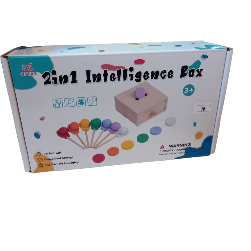 Intelligence BO 1X2 صندوق تدريب حسي Montessori 2 في 1